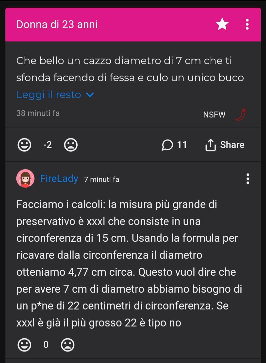 Scusate, è che mi sono impegnata e vorrei che tutti leggeste questa perla