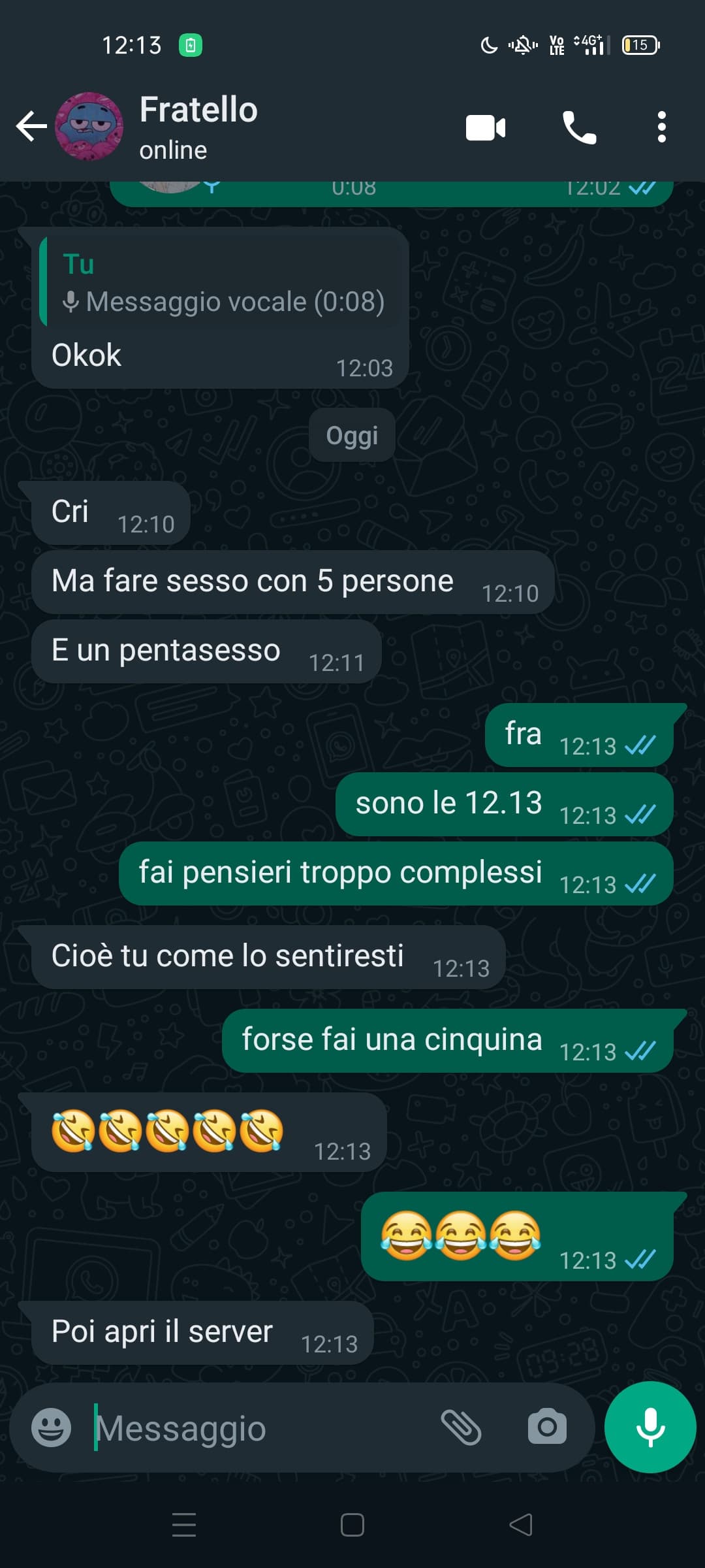 forse fai una cinquina