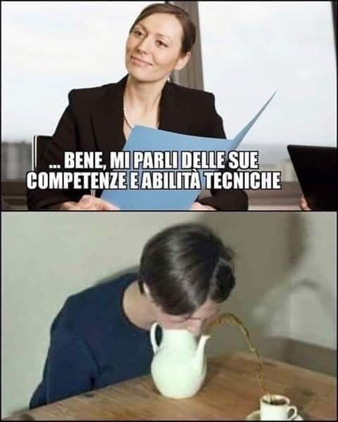 Forse è per questo che non trovo lavoro ?