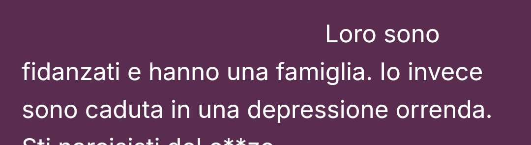 Come osano essere felici e avere una famiglia, mentre micia è depressa😤