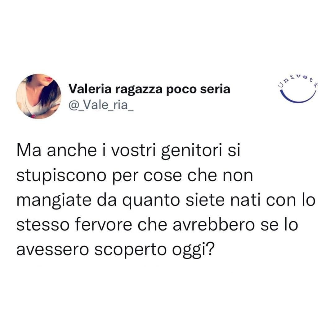 E ti devono pure convincere che in realtà quella cosa l'hai sempre mangiata 😂😂