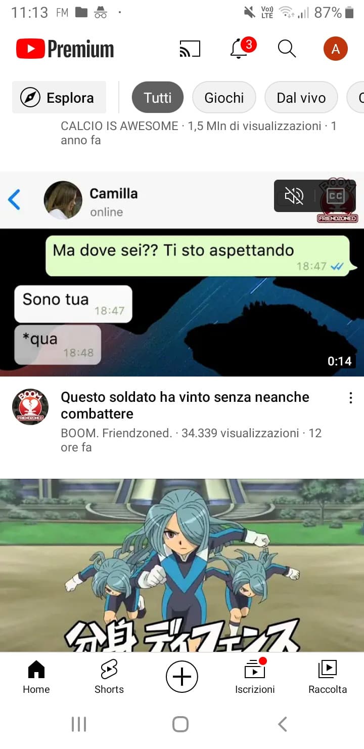 YouTube evita di mettere sti video nella home, tanto non li guardo neanche per sbaglio