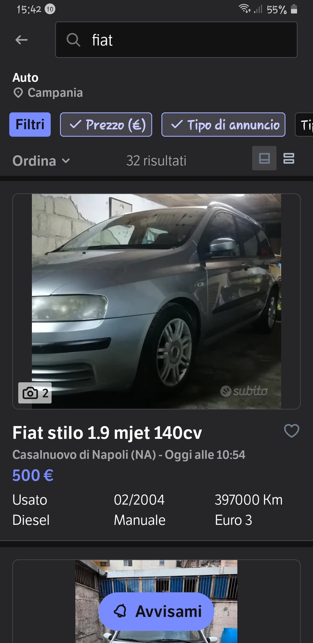 Una bellissima stilo di 140cavalli? 