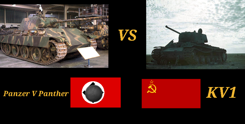 Panzer V Panther VS KV1