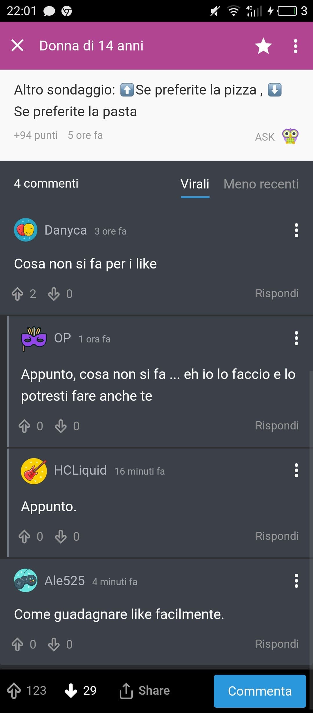 Quando sei malata di like e pensi che ti cambino la vita, facendoti diventare ricca (aprite la foto)