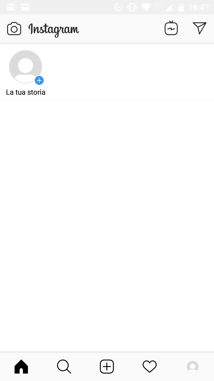 Quando apri Instagram per la prima volta