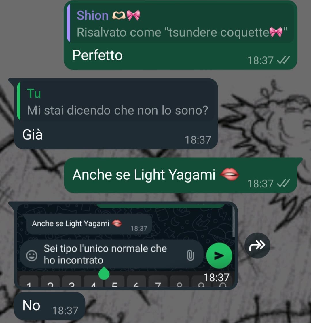 Le ho già dato un assaggio di quello che sono 