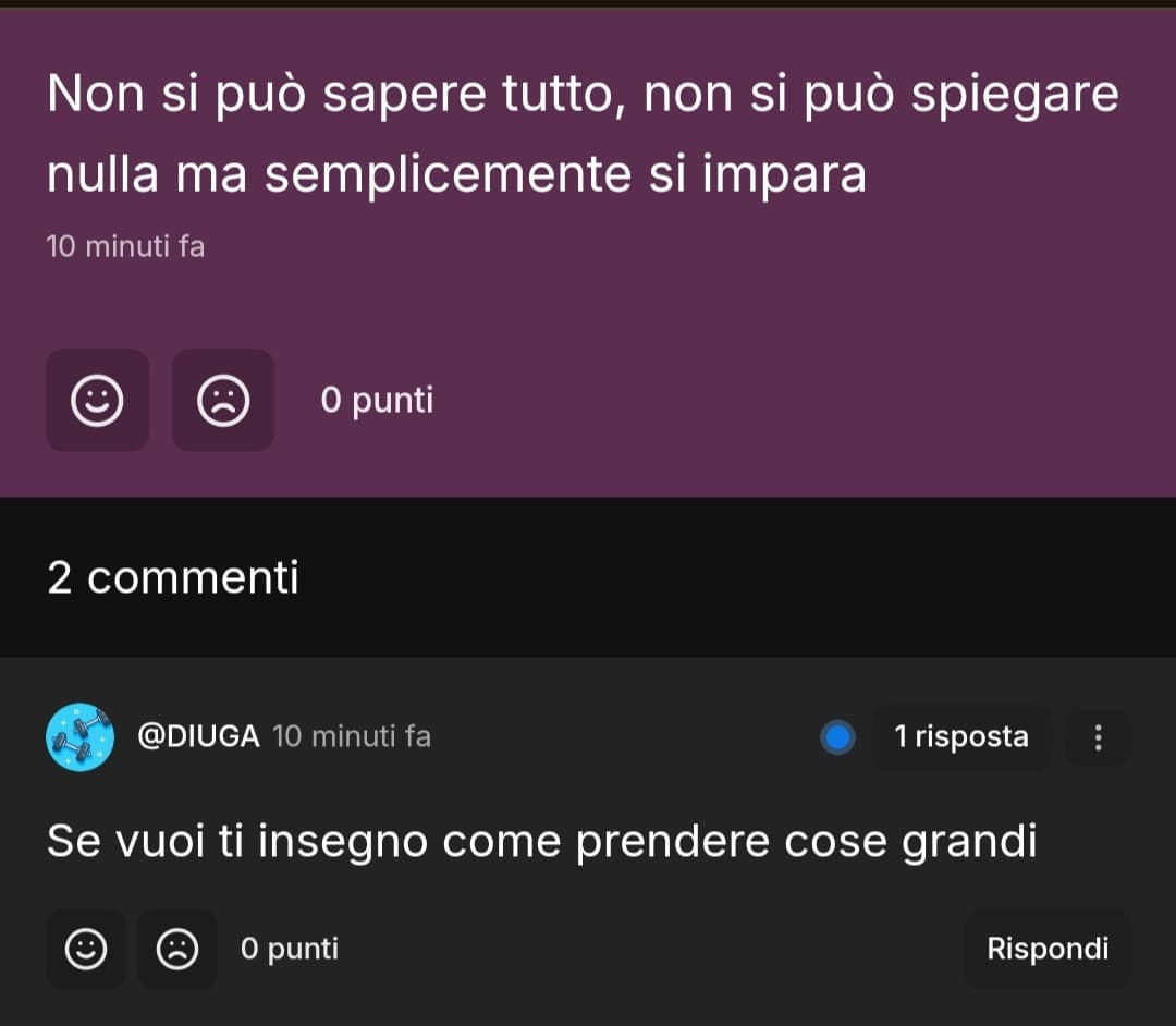 Per farvi capire lo schifo di questo sito