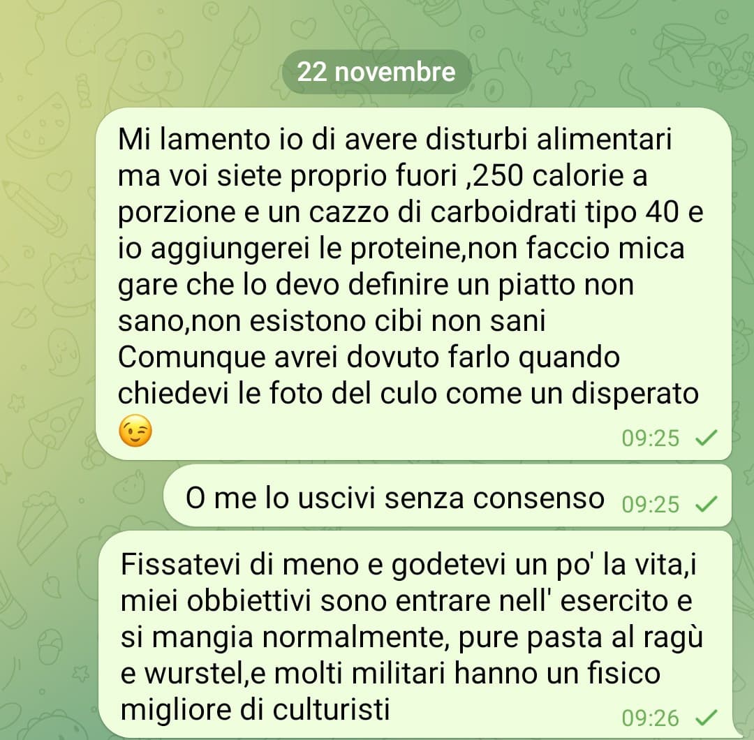 Discussione tra palestrati