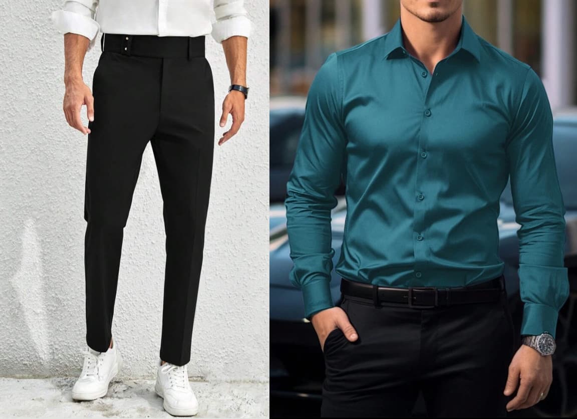 Questa camicia con questi pantaloni ci stanno bene secondo voi? Dovrei andare ad un battesimo e vorrei optare per questo 