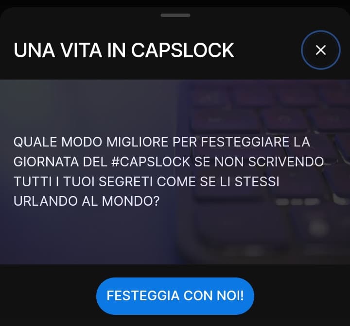 COSA IRONICA PERCHÉ 