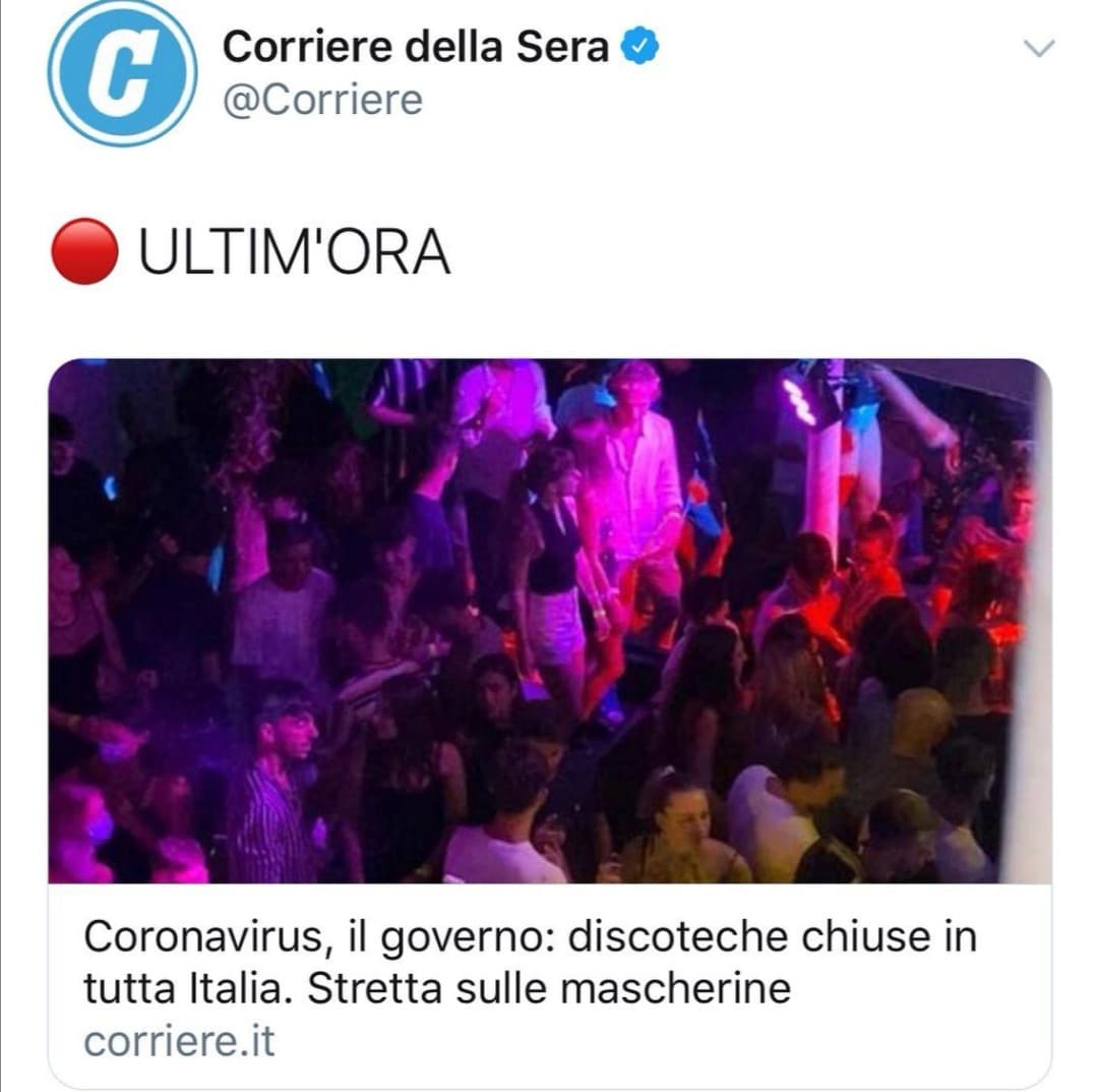 Meglio tardi che mai ?