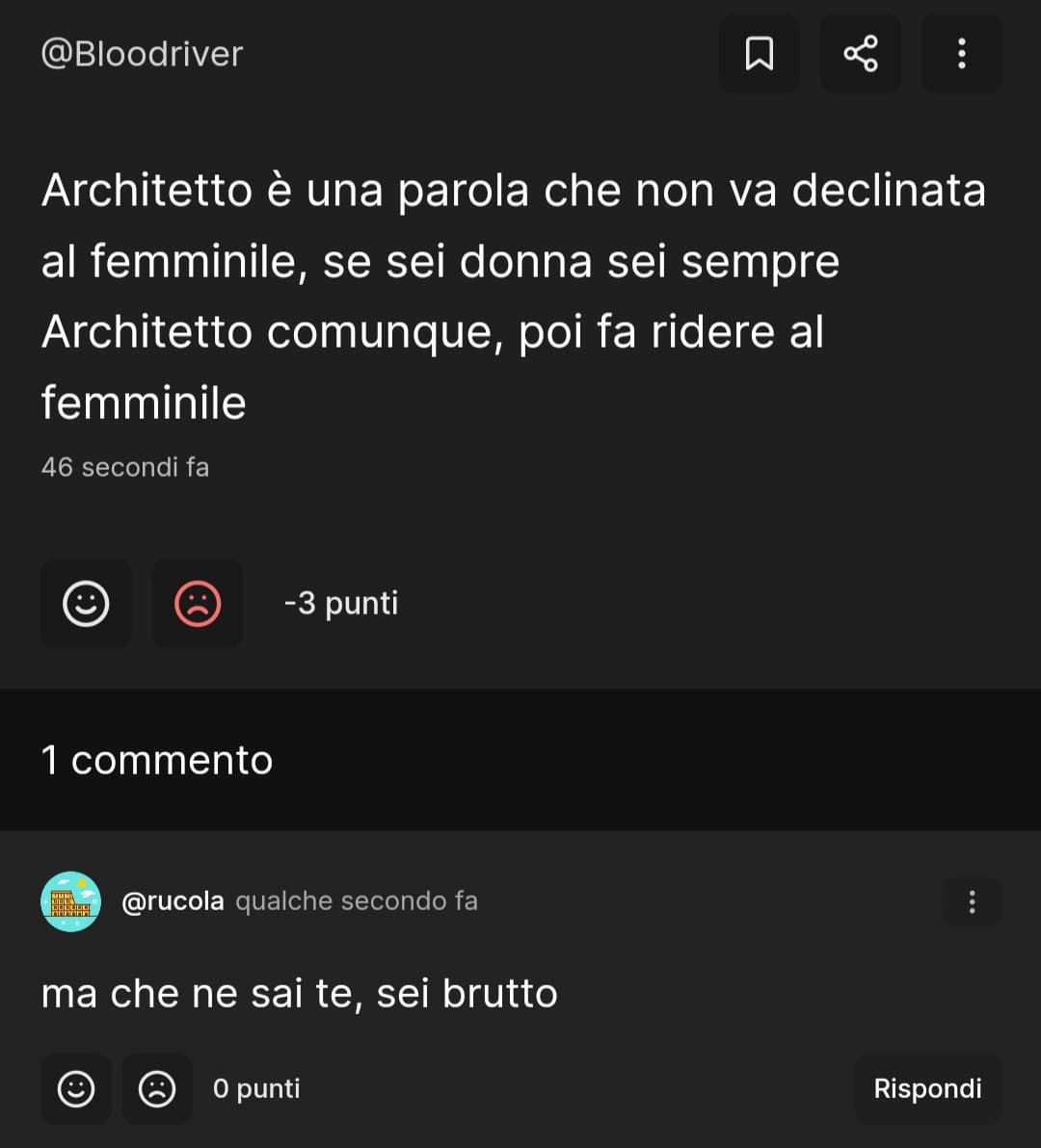 non ho resistito scusate