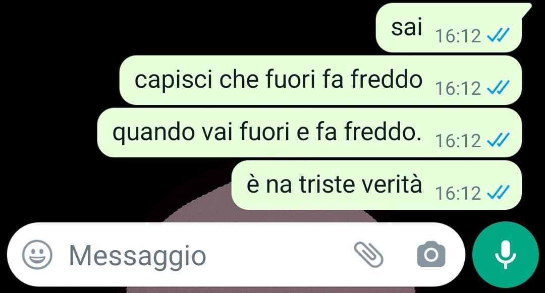 Dico solo cose scomode.