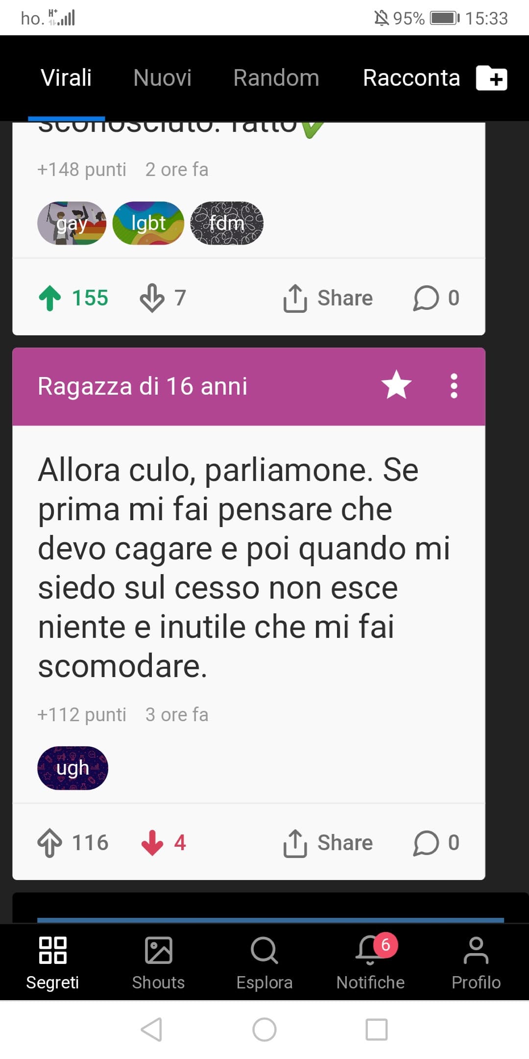 Perché nei virali c'è merda come questa? 