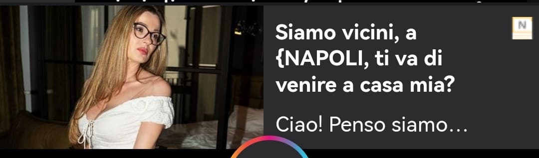 No, non siamo vicini signora e non voglio venire a casa tua