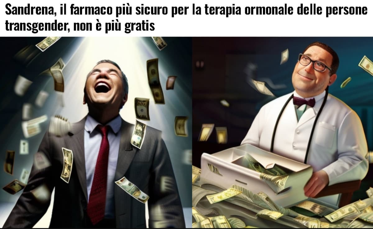 Quando ti chiedono cos'hanno da guadagnarci i "dottori" a spingere le transizioni e le terapie ormonali