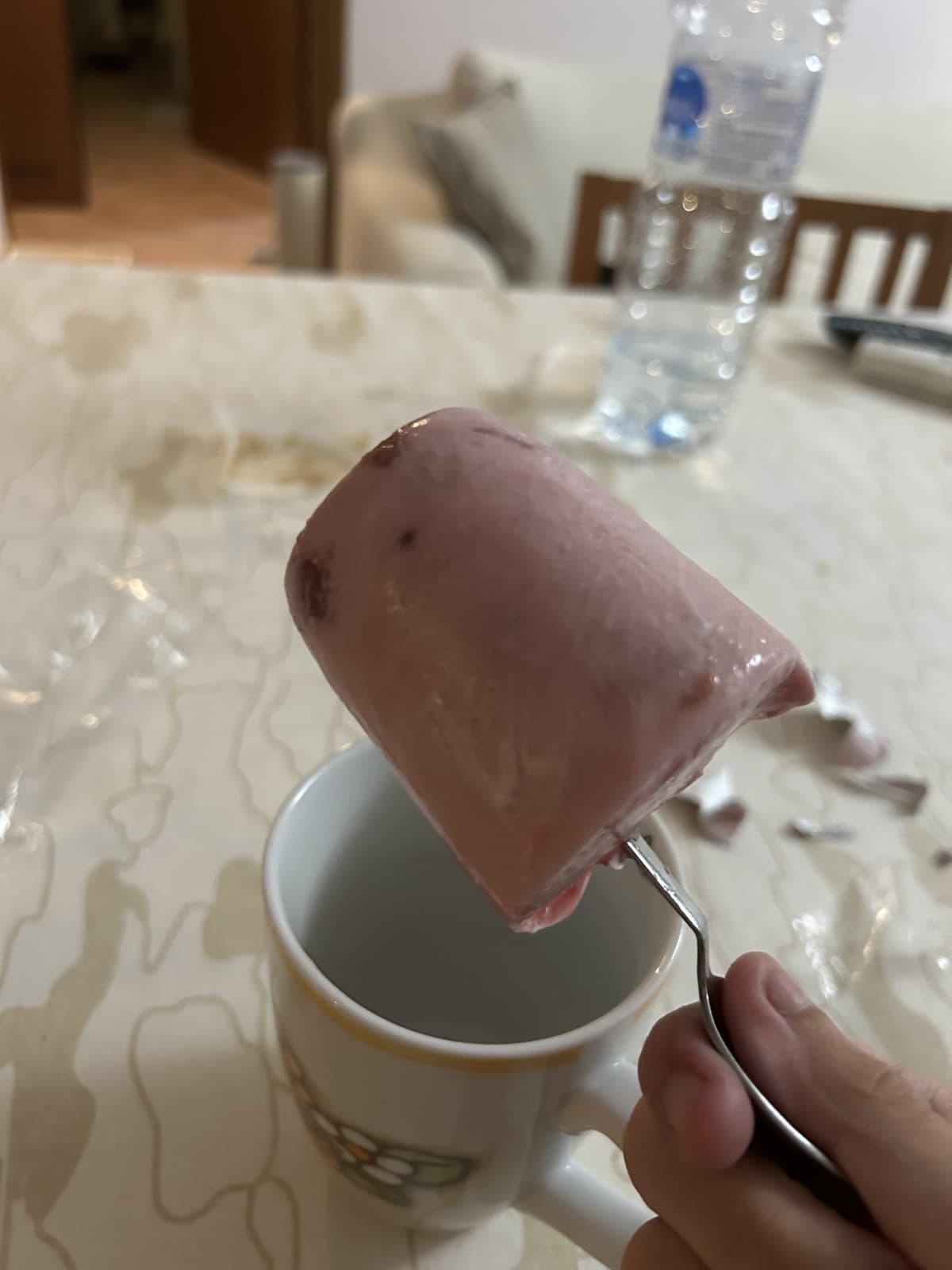 Situazione attuale: ho congelato lo yogurt perché voglio il gelato ma voglio essere salutare