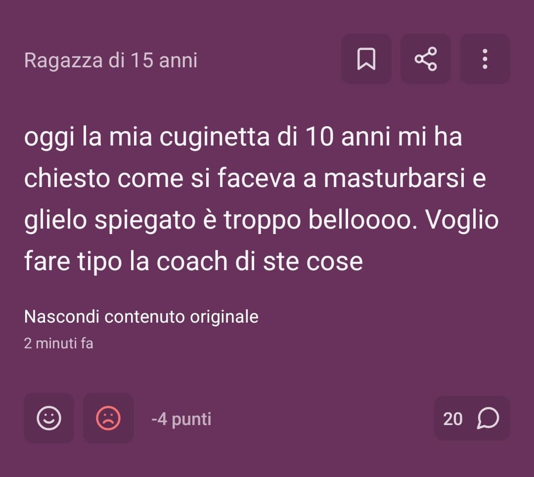 Spero che la bannino