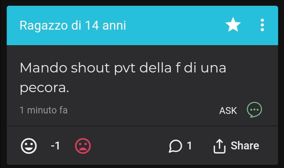 Cosa ho appena letto💀