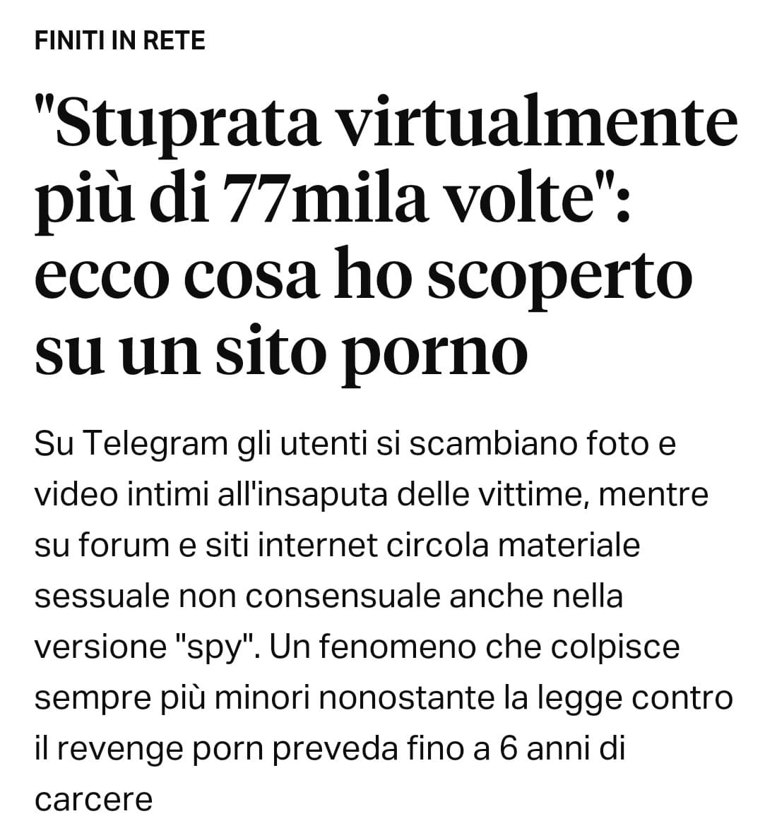 Propongo di moltiplicare la pena per 11, giusto a simboleggiare l'inferno che queste persone fanno passare 