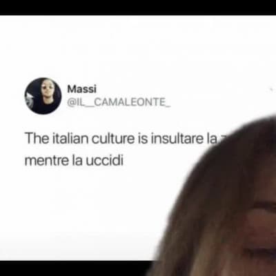 Italian culture is... ?