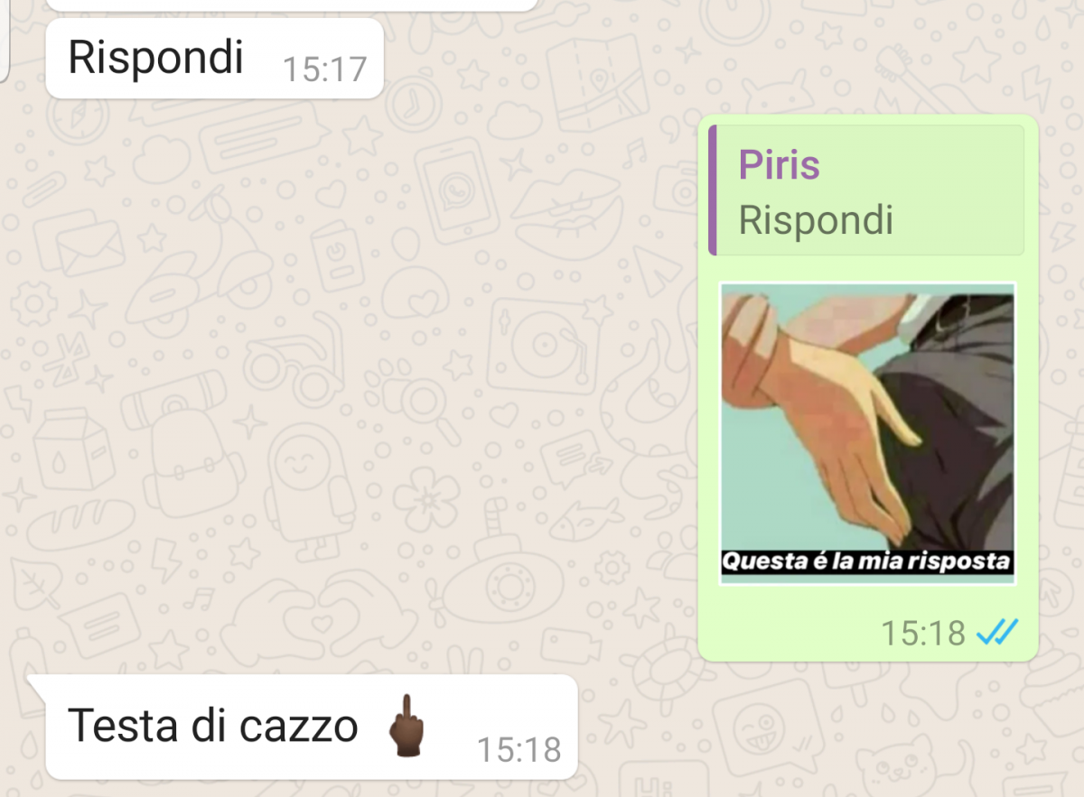 Dissare con gli sticker 