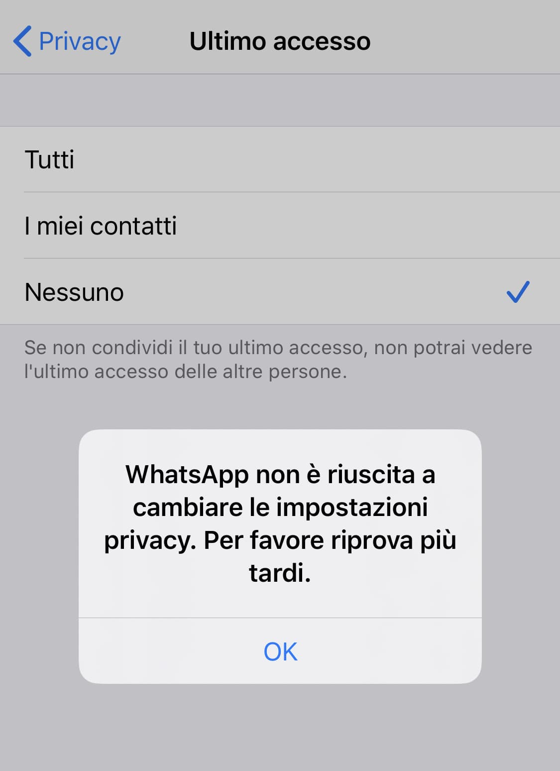 Raga aiuto cosa vuol dire? Prima avevo tutti ora me l’ha cambiato dal nulla e non riesco più 