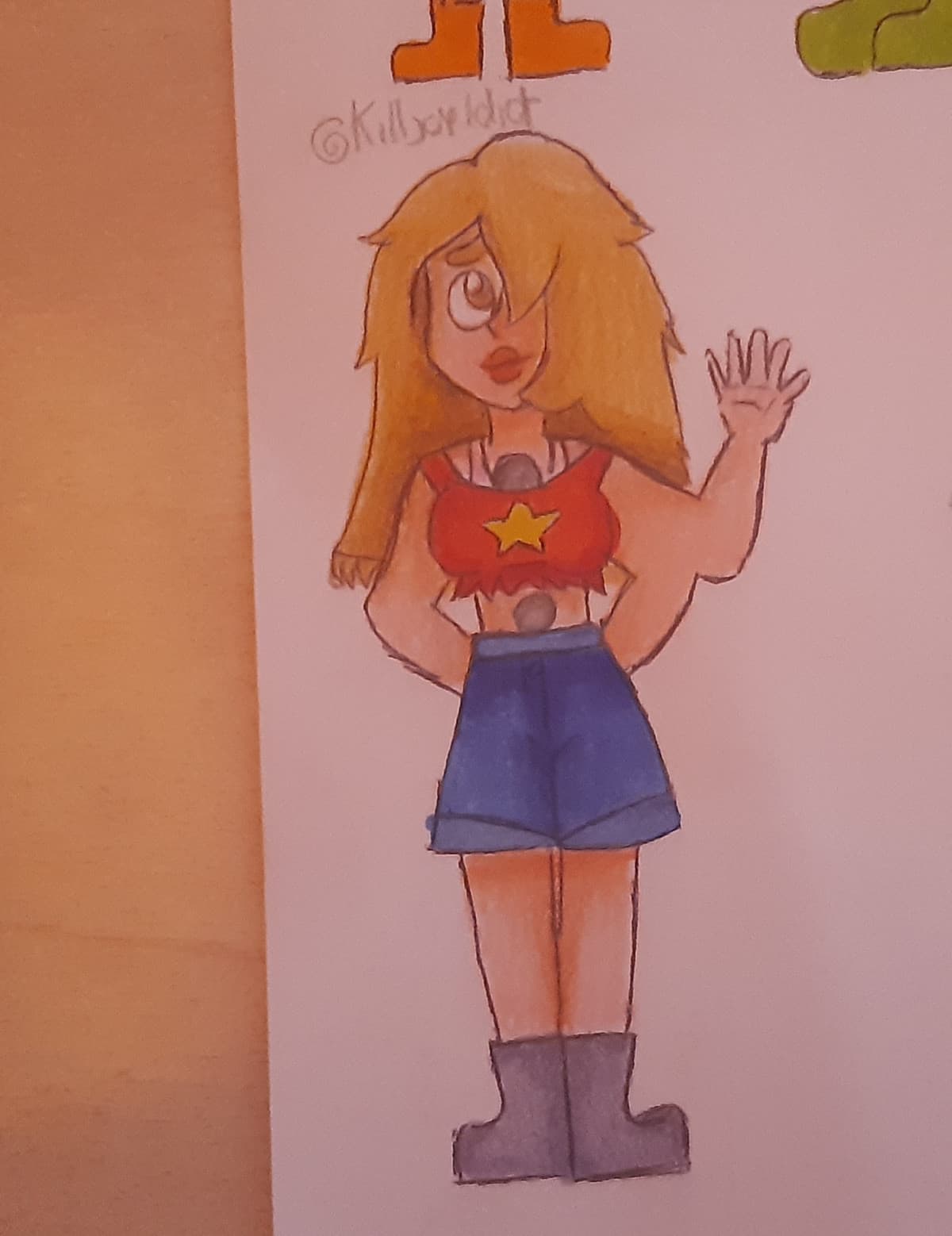 Con @KilljoyIdiot annuncio che la serie "disegno gli utenti sotto forma di gemma" riparte :D (scusate se non è perfetto, sono un po' fuori allenamento) 