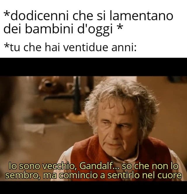 Sono vecchio dentro