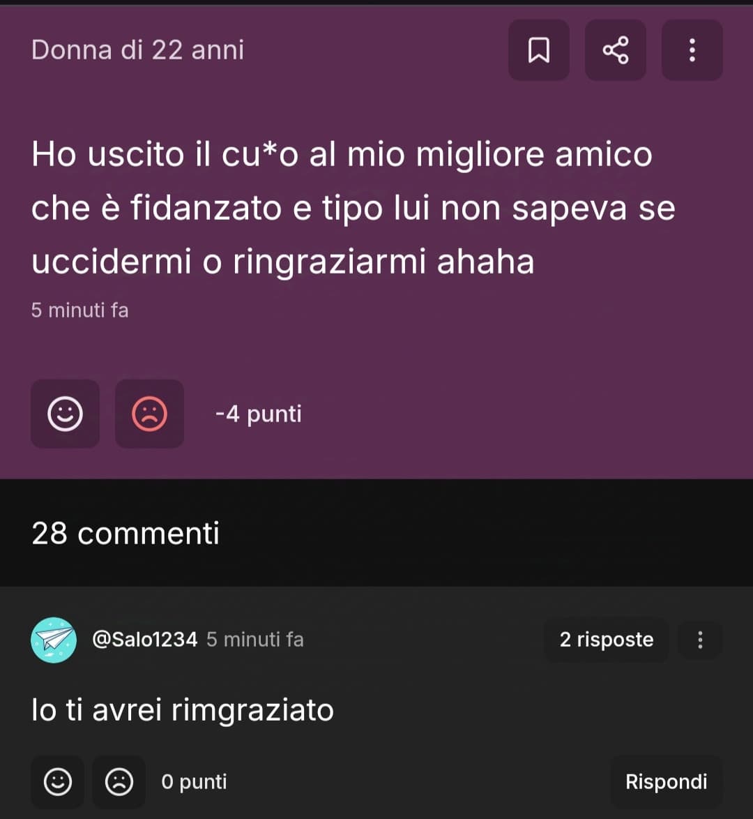 dovremmo creare un tag per tenere traccia dei nick di tutti i morti di figa e di tutti i potenziali traditori, come questo qua. 