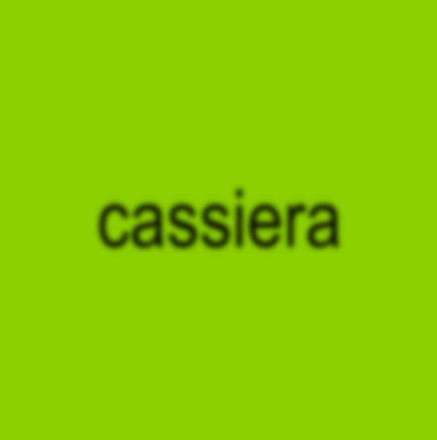 cassiera.