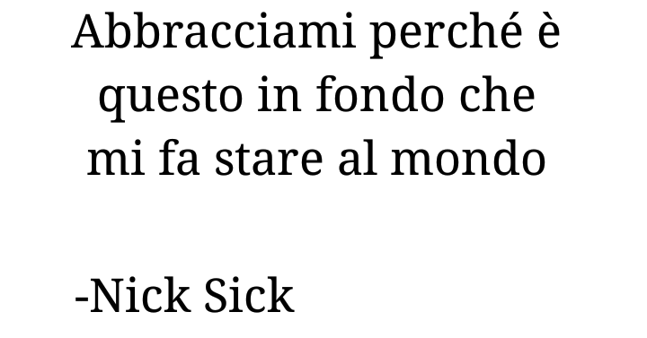 Nick Sick- Perle Nere 