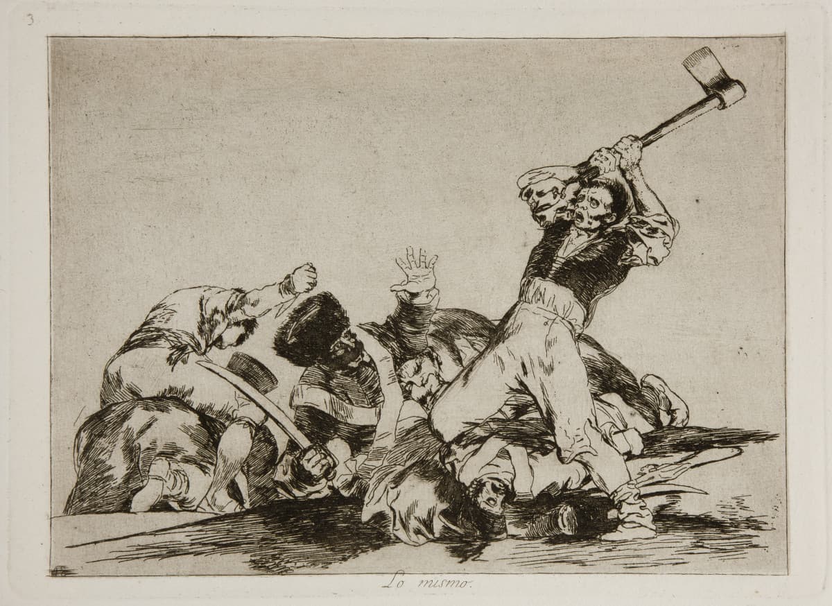 I disastri della guerra "Lo stesso" - Fancisco Goya