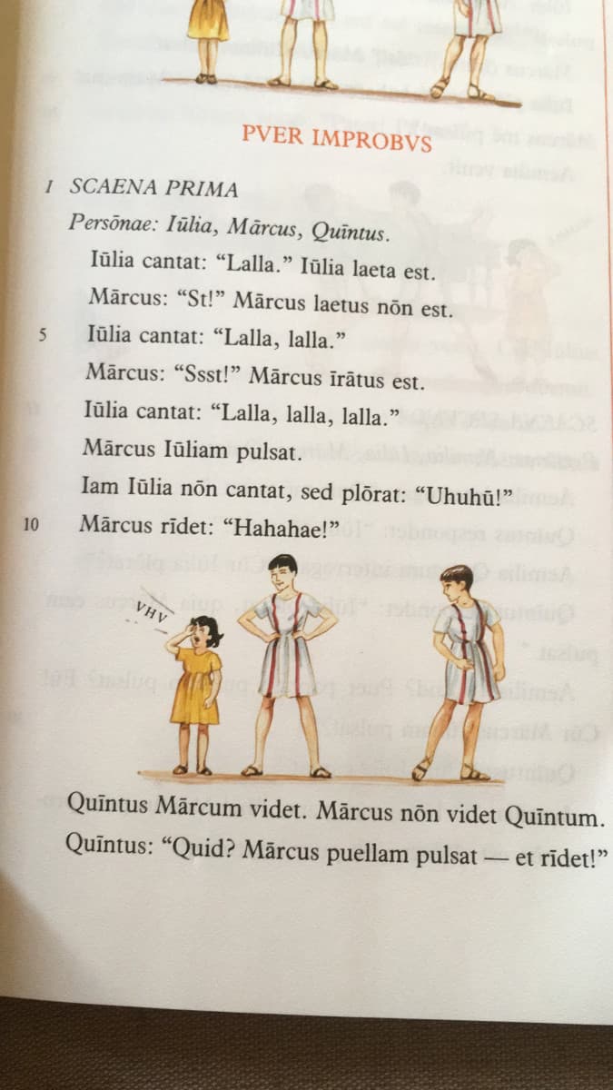 Quando leggi il libro di latino dell’anno dopo e ti trovi questo ??