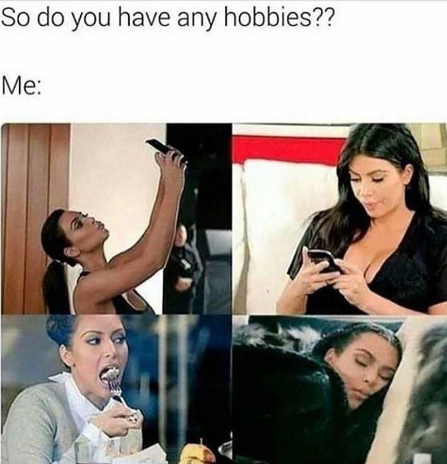Sì ho molti hobby.