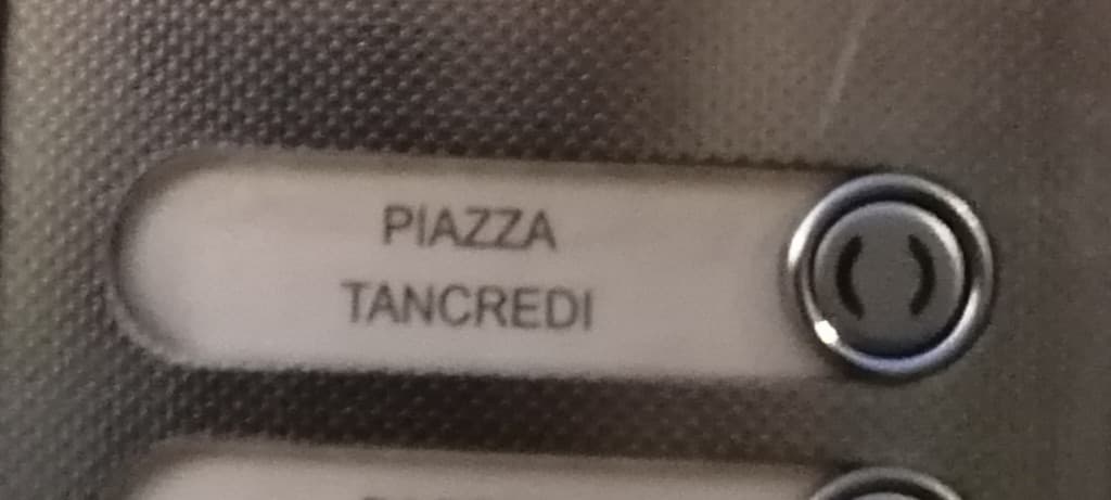 No raga, il nome Tancredi mi perseguita