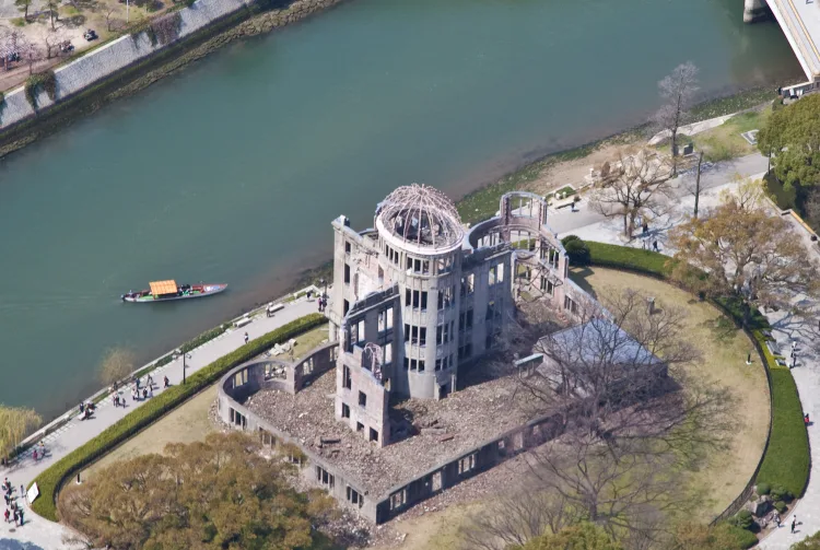 #architettura Genbaku Domu di Hiroshima: l'architettura simbolo di pace.