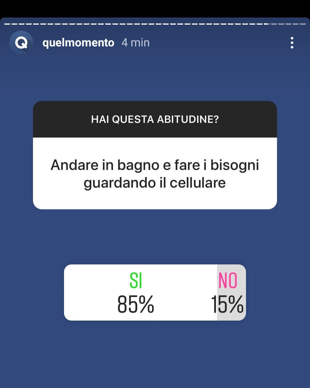 Ma solo a me fa schifo usare il telefono mentre sono al bagno, cioè non voglio passare la mia vita seduta sul cesso, finisco ed esco subito...