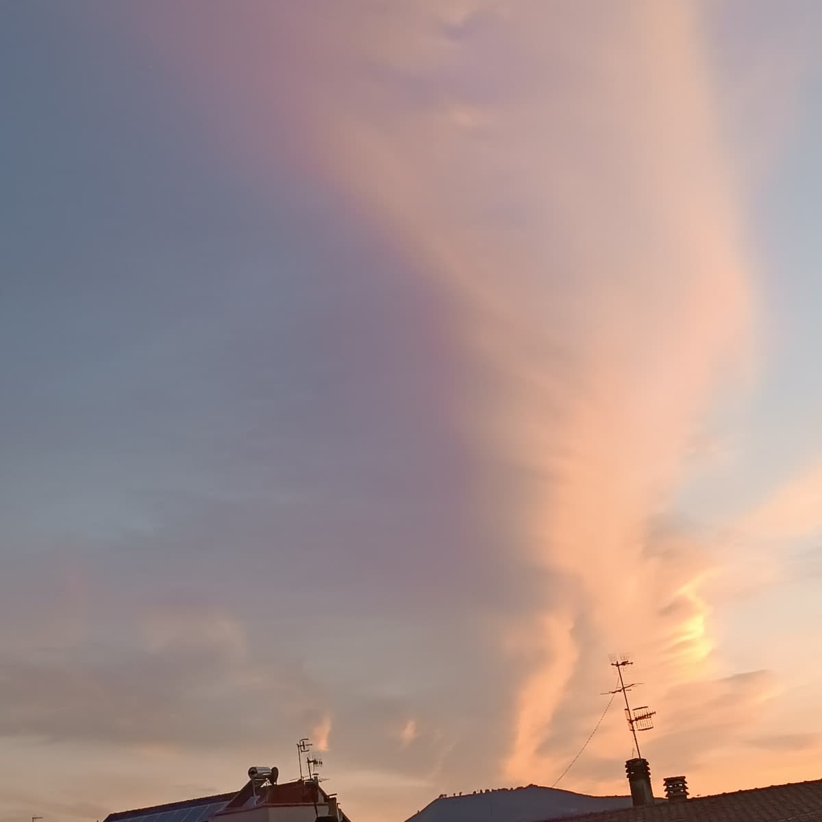 Amo guardare le nuvole