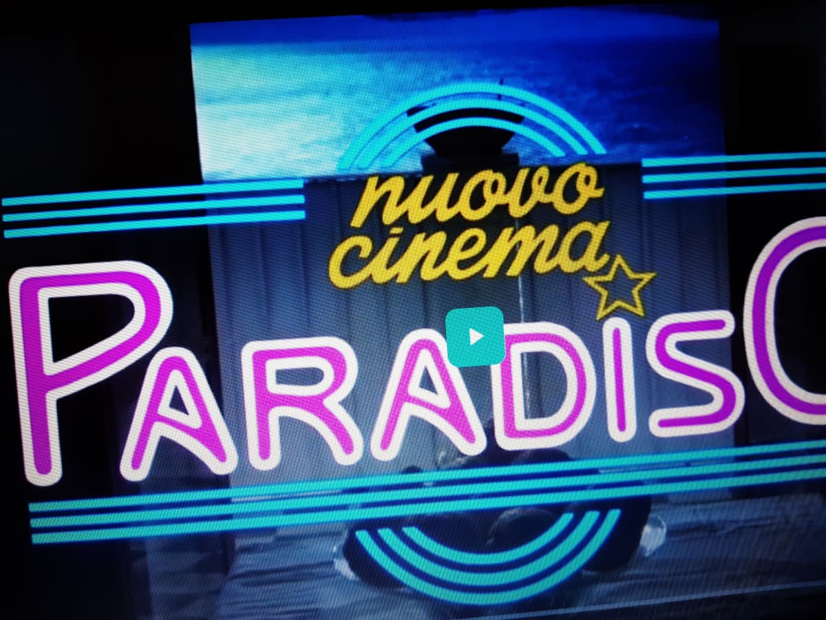 Sto guardando "nuovo cinema paradiso". Nei prossimi giorni farò un commento/recensione sul film 