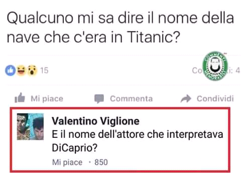 Io non me lo ricordo...