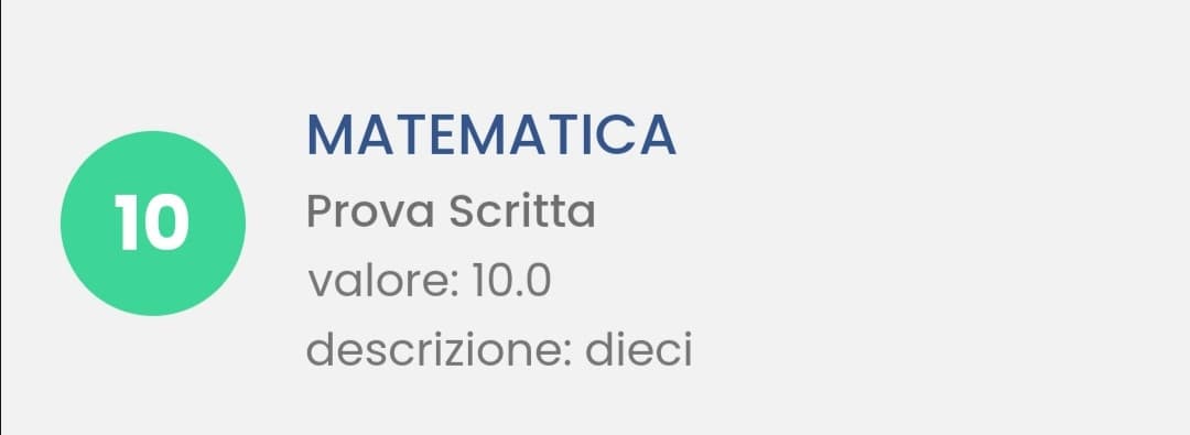 Non lo faccio per vantarmi, ma perché la mia prof è la più pignola dell'istituto e la mia sezione è riconosciuta come tra quelle con il consiglio di classe più difficile, quindi questa per me è una soddisfazione 