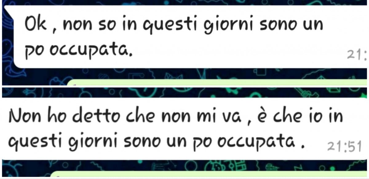 La mia """amica""" è talmente occupata che stasera la ho vista al luna park, ceh se non vuoi stare con me dillo esplicitamente almeno