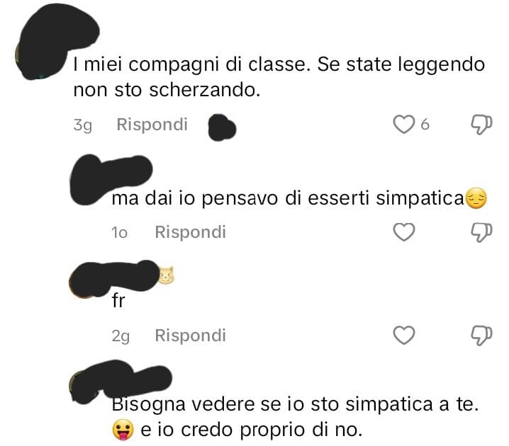 La bro pensa che sia scema.