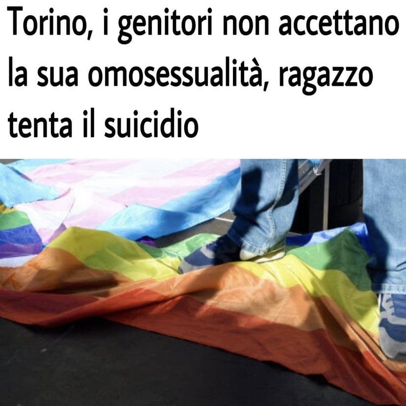 Io non capisco perché non accettare l’omosessualità di un figlio. Cosa c’è di così scandaloso? ☹️