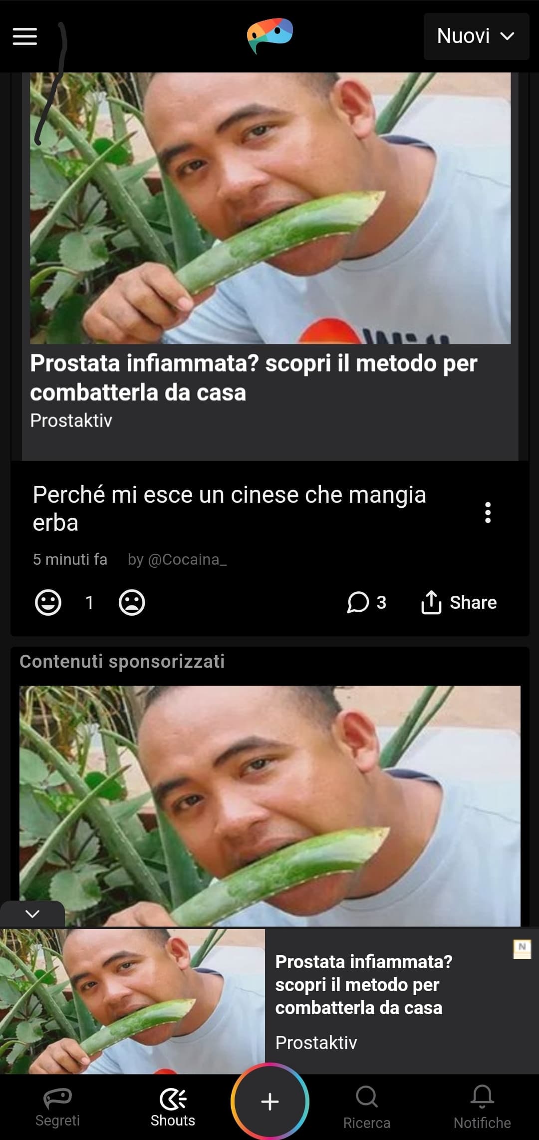 Un cinese? Nah. Meglio tre