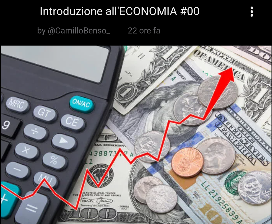 LEZIONI DI ECONOMIA CON CAMILLOBENSO_ - NUOVA RUBRICA