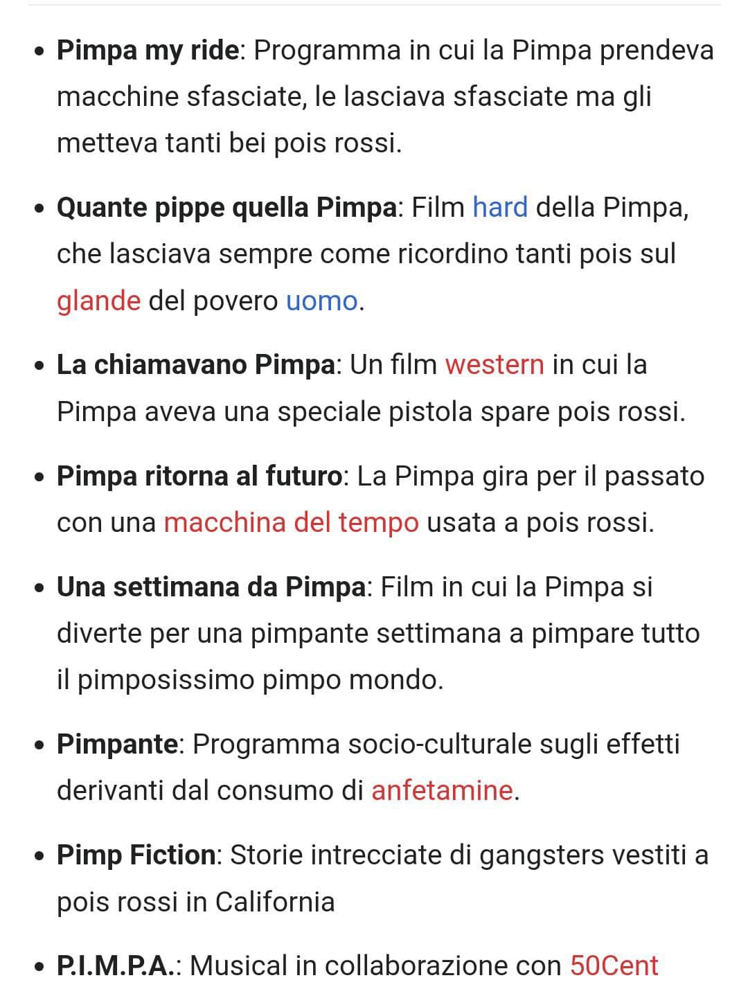 I cosiddetti film della pimpa