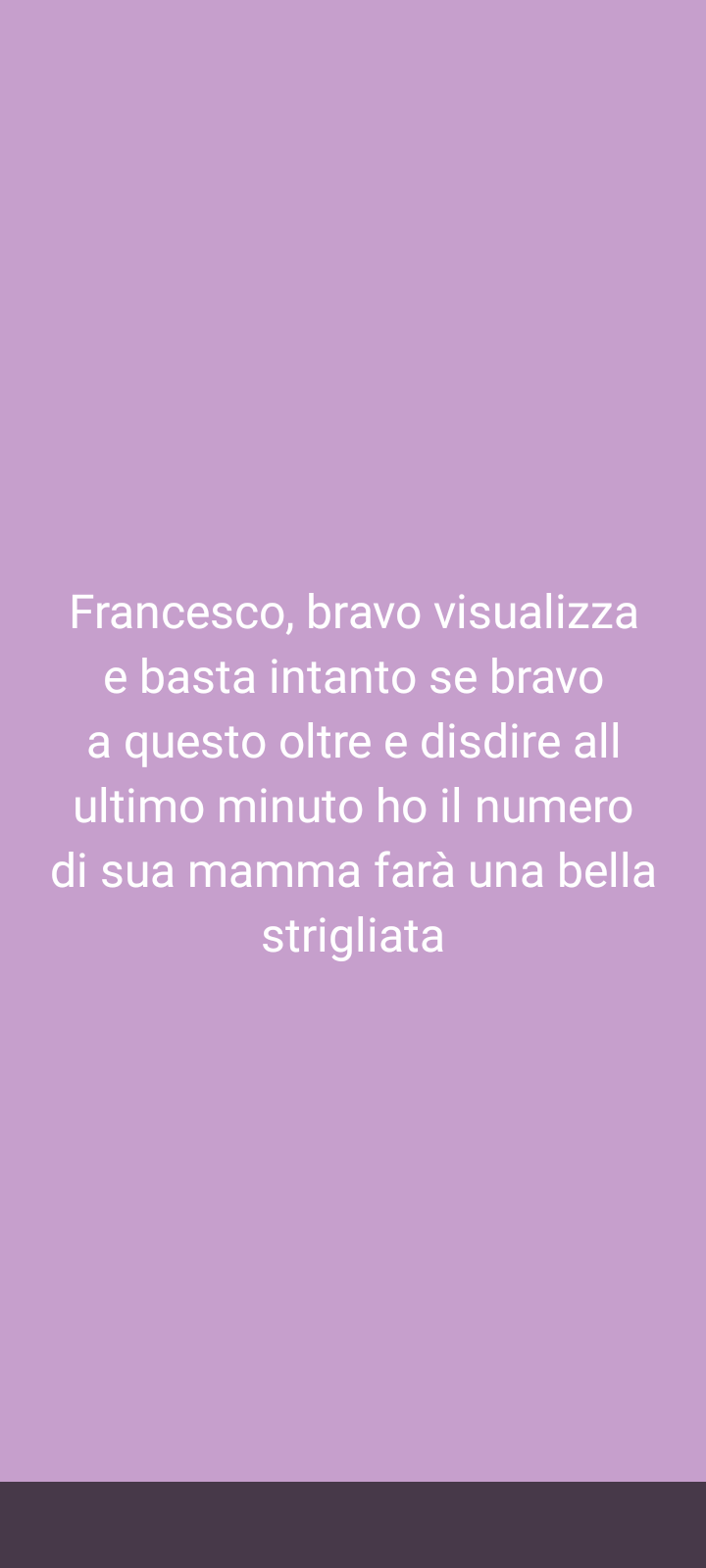 Visualizza e non risponde 